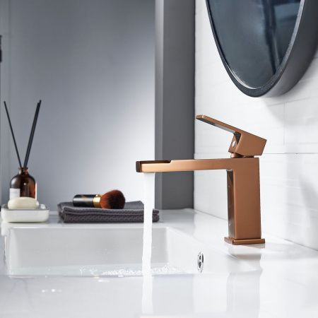 Смеситель для раковины Knotlor Stable KN-20/RB римское золото/бронза