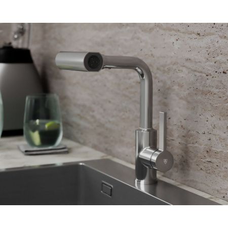 Смеситель для кухни RUSH Tinos TI3732-17 хром, с поворотным аэратором, 4 режима