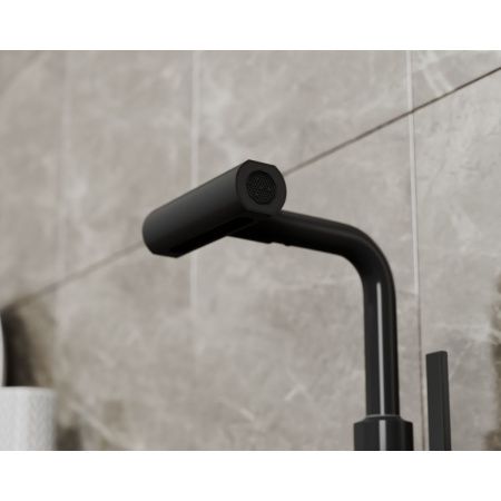 Смеситель для кухни RUSH Tinos TI3732-17 Black черный, с поворотным аэратором, 4 режима