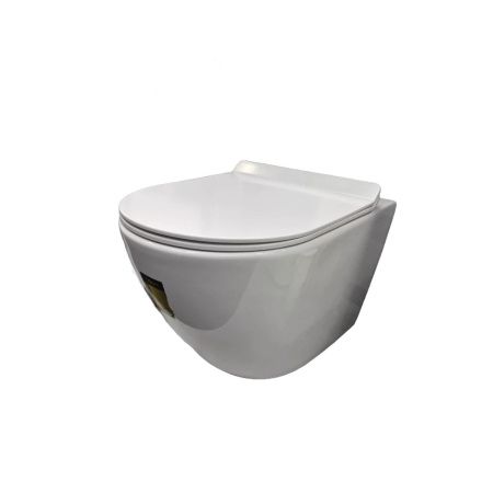 Унитаз подвесной (Торнадо) Knois KN9722003, с крышкой Soft-close 530х360х360