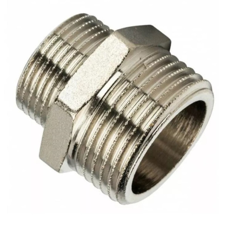 Ниппель переходной 1/2"х1/4" НР/НР ZEISSLER ZSr.161.020204 никель