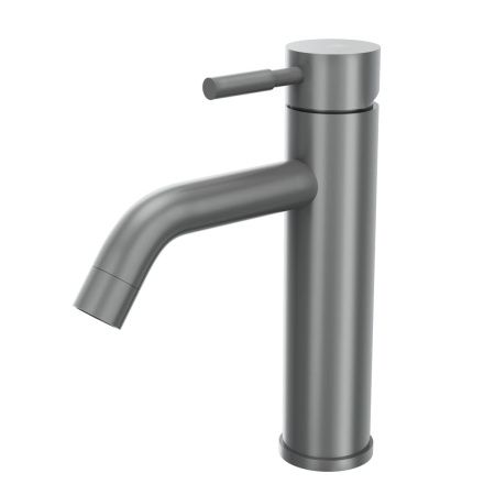Смеситель для раковины RUSH Melos SUS1101-11Grey Графит, из нержавеющей стали