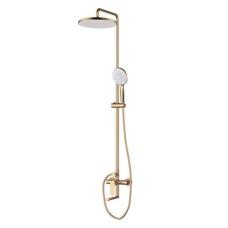 Душевая система D&K Bayern.Munchen DA1563707B18 матовое золото, с изливом