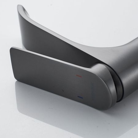 Смеситель для раковины Shevanik S4101T оружейная сталь