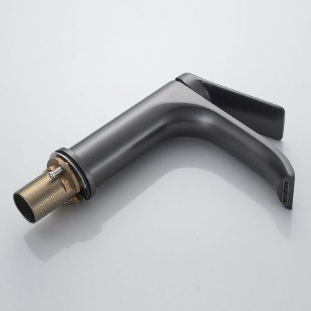 Смеситель для раковины Shevanik S4101T оружейная сталь