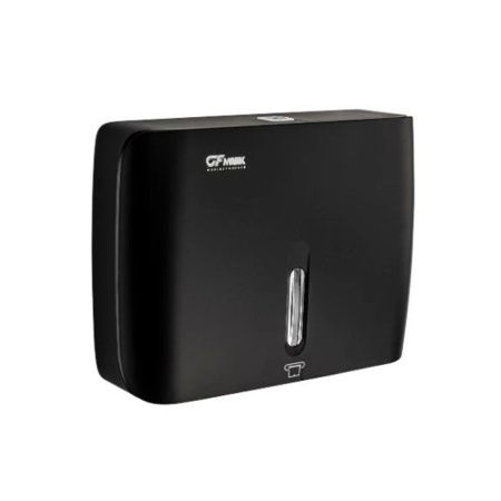 Диспенсер для бумажного полотенца GFmark 9151, пластиковый, черный, для салфеток Z сложения