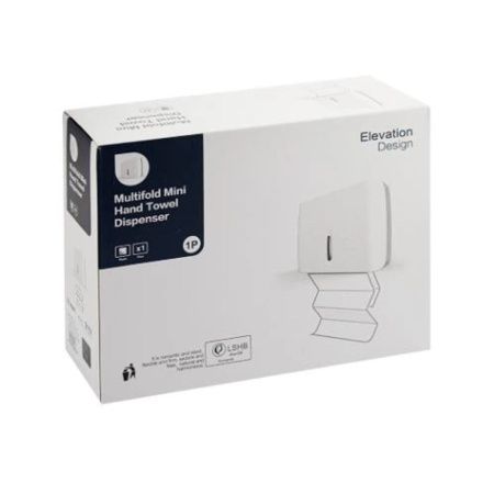 Диспенсер для бумажного полотенца GFmark 9151, пластиковый, черный, для салфеток Z сложения