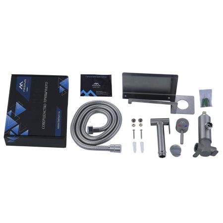 Смеситель для биде FASHUN A57703 с гигиеническим душем, держателем для туалетной бумаги из нержавеющей стали