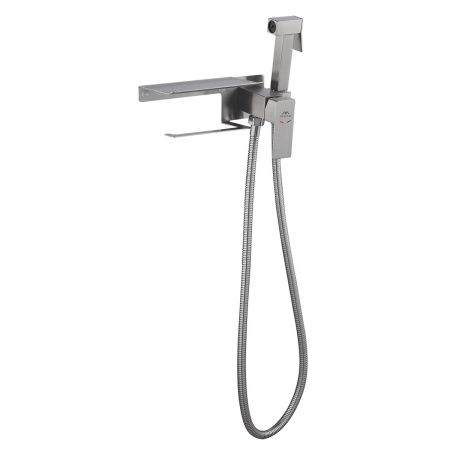 Смеситель для биде FASHUN A57704, с гигиеническим душем, держателем для туалетной бумаги, из нержавеющей стали