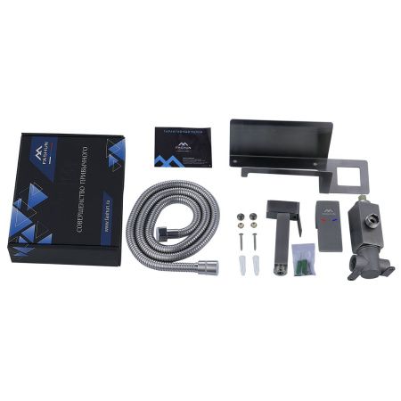 Смеситель для биде FASHUN A57704, с гигиеническим душем, держателем для туалетной бумаги, из нержавеющей стали