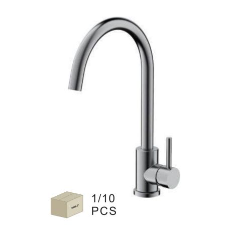 Смеситель для кухни BELZ B70809-1 нержавеющая сталь, сатин, Серия B810, , BELZ