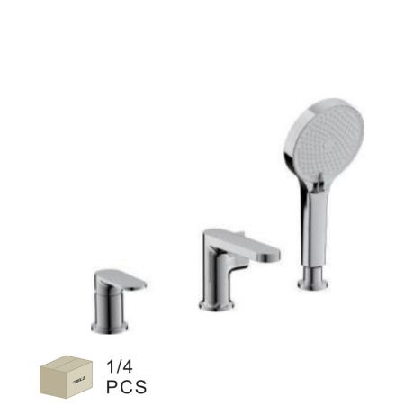 Смеситель для ванны на борт BELZ B66713 хром, Серия B713, , BELZ