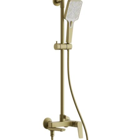 Душевая система с изливом BELZ B24715-5 золото, Душевые системы с изливом, , BELZ