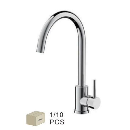 Смеситель для кухни BELZ B70809 нержавеющая сталь, хром, Серия B810, , BELZ