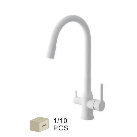 Смеситель для кухни BELZ B76814-8 с подключением к фильтру питьевой воды, белый, С подключением к фильтру питьевой воды, , BELZ