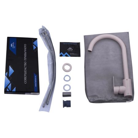 Смеситель для кухни FASHUN A54001N-13 из нержавеющей стали песочный.