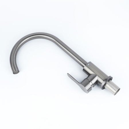 Смеситель для кухни Wasser Zimmer ZM-7721-2Q-747  графит, SUS304, Смесители Wasser Zimmer, , Wasser Zimmer