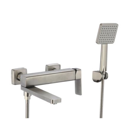 Смеситель для ванны Fmark FS8724-22 нержавеющая сталь