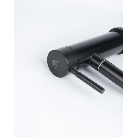 Смеситель для умывальника Wasser Zimmer ZM-7728-1H черный,SUS304, Смесители Wasser Zimmer, , Wasser Zimmer