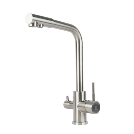 Смеситель для кухни Wasser Zimmer ZM-6607B-A с подключением к фильтру питьевой воды, сатин, SUS304, Смесители Wasser Zimmer, , Wasser Zimmer