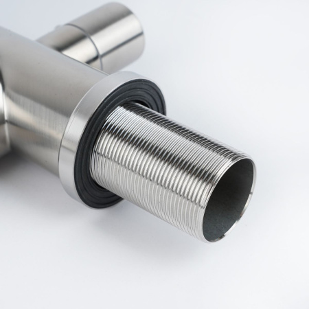 Смеситель для кухни Wasser Zimmer ZM-6607B-A с подключением к фильтру питьевой воды, сатин, SUS304, Смесители Wasser Zimmer, , Wasser Zimmer