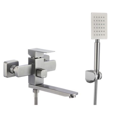 Смеситель для ванны Fmark с лейкой FS8104, Коллекция FS81, , SAVOL