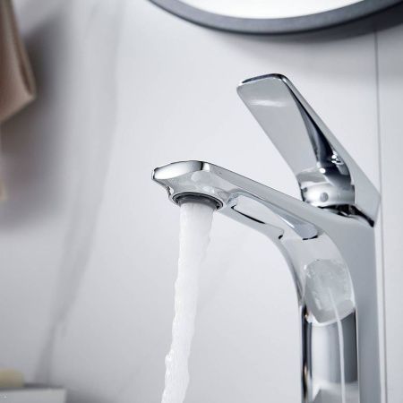 Смеситель для раковины Shevanik S4201 хром, Коллекция S42, , Shevanik