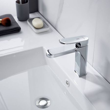 Cмеситель для раковины Shevanik S4501 хром, Коллекция S45, , Shevanik