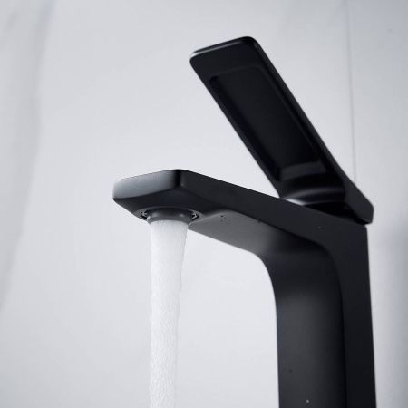 Cмеситель для раковины Shevanik S4601H черный, Коллекция S46, , Shevanik