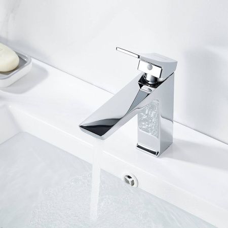 Cмеситель для раковины Shevanik S4401 хром, Коллекция S43, , Shevanik