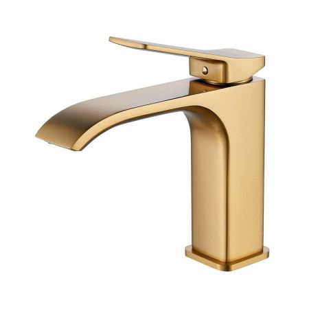 Смеситель для раковины Shevanik S4001G золотой сатин, Коллекция S40, , Shevanik