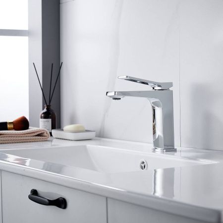 Cмеситель для раковины Shevanik S4601 хром, Коллекция S46, , Shevanik