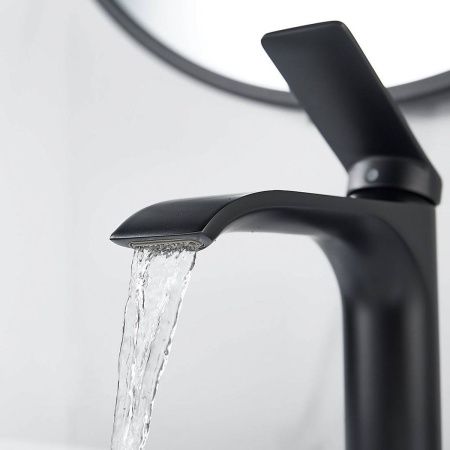 Смеситель для раковины Shevanik S4101H черный, Коллекция S41, , Shevanik