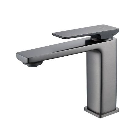 Cмеситель для раковины Shevanik S8901T-1 оружейная сталь, Коллекция S89, , Shevanik