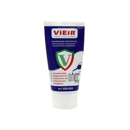Анаэробный гель-герметик 50г Синий, тюбик VIEIR VRUS50(1/40), Анаэробный гель-герметик, Китай, VIEIR