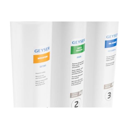 Комплект сменных картриджей для фильтра Гейзер-Смарт 50095 для жесткой воды, Комплекты сменных картриджей, РОССИЯ, Гейзер