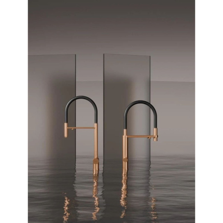 Смеситель для кухни Knotlor Infinity SS-16/RB римская бронза, с подключением к фильтру питьевой воды, Серия STREAMLINE, , KNOTLOR