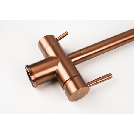 Смеситель для кухни Knotlor Infinity SS-16/RB римская бронза, с подключением к фильтру питьевой воды, Серия STREAMLINE, , KNOTLOR