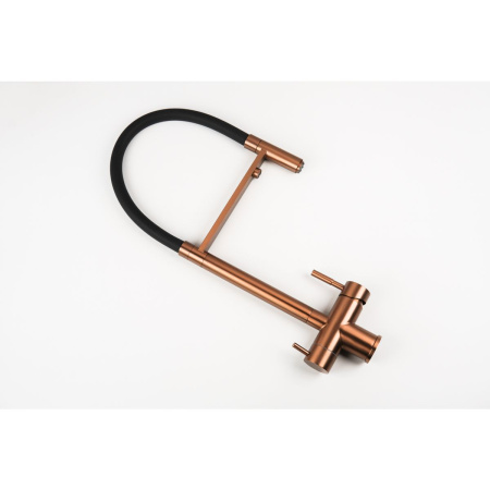 Смеситель для кухни Knotlor Infinity SS-16/RB римская бронза, с подключением к фильтру питьевой воды, Серия STREAMLINE, , KNOTLOR