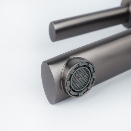 Смеситель для раковины FASHUN A51134-17 графит  из нержавеющей стали  , Коллекция 34 нерж. сталь, , FASHUN