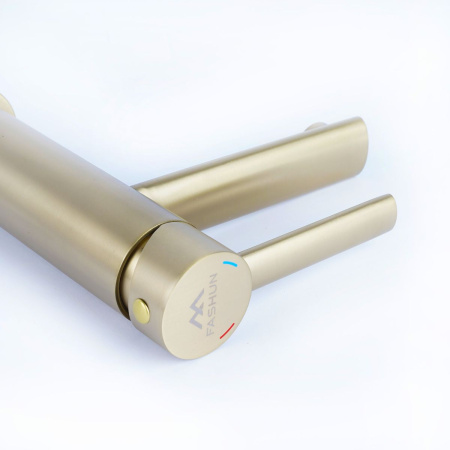 Смеситель для раковины FASHUN A51134-21 бронза,  из нержавеющей стали  , Коллекция 34 нерж. сталь, , FASHUN