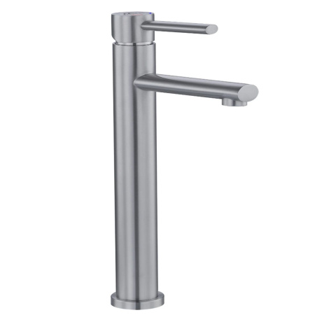 Смеситель для раковины FASHUN A51234 высокий, из нержавеющей стали  , Коллекция 34 нерж. сталь, , FASHUN