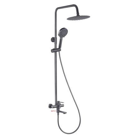 Смеситель для ванны FASHUN A52434-17 графит из нержавеющей стали  , Коллекция 34 нерж. сталь, , FASHUN