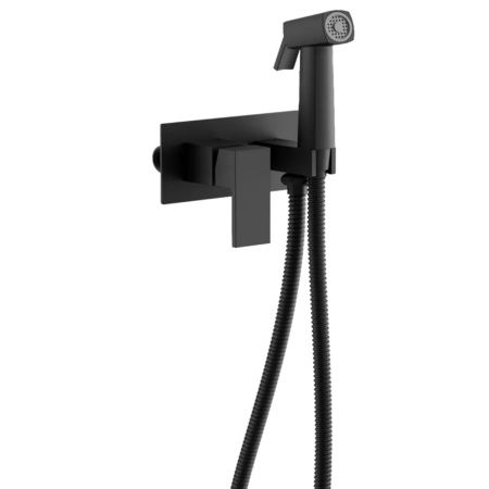 Смеситель с гигиеническим душем BELZ B55808-7 черный, Серия B805 с гигиеническим душем, , BELZ