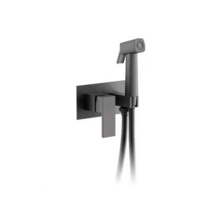 Смеситель с гигиеническим душем BELZ B55808-3 оружейная сталь, Серия B805 с гигиеническим душем, , BELZ