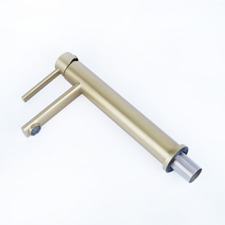 Смеситель для раковины FASHUN A51234-21, бронза,  высокий, из нержавеющей стали  , Коллекция 34 нерж. сталь, , FASHUN