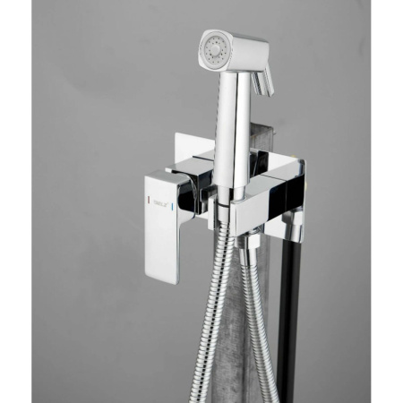 Смеситель с гигиеническим душем BELZ B55808 хром, Серия B805 с гигиеническим душем, , BELZ