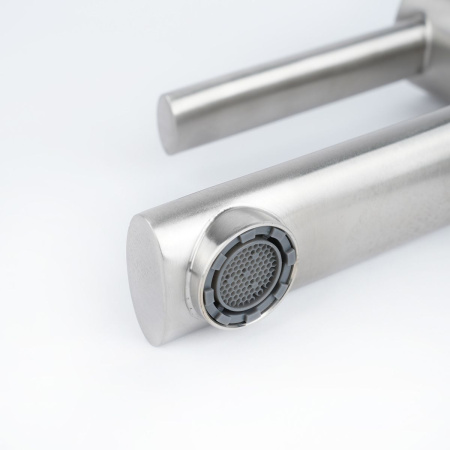 Смеситель для раковины FASHUN A51134 из нержавеющей стали  , Коллекция 34 нерж. сталь, , FASHUN