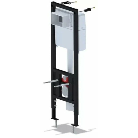 Комплект Инсталляция АНИ Пласт WC1010A 1300х400х225 мм  + Клавиша Ани Пласт WP1210, хром, Комплекты с механическими панелями, , АНИ Пласт