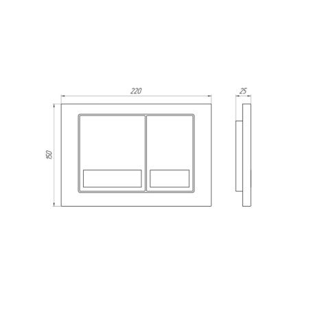 Комплект Инсталляция АНИ Пласт WC1010A без фитингов + Клавиша Ани Пласт WP1210, хром + Унитаз подвесной РИО Люкс 30745  дюропласт с микролифтом ROSA, Комплекты инсталляции с унитазом, ,